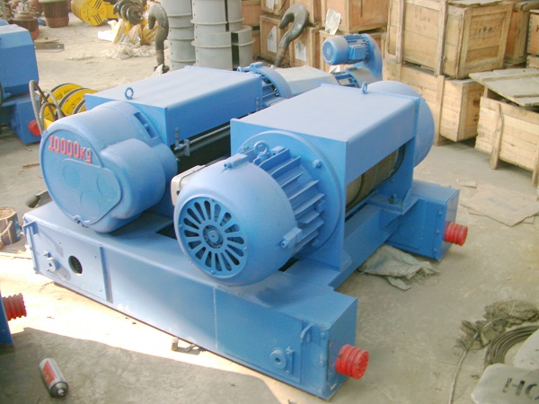 10t/10t電動葫蘆雙梁小車