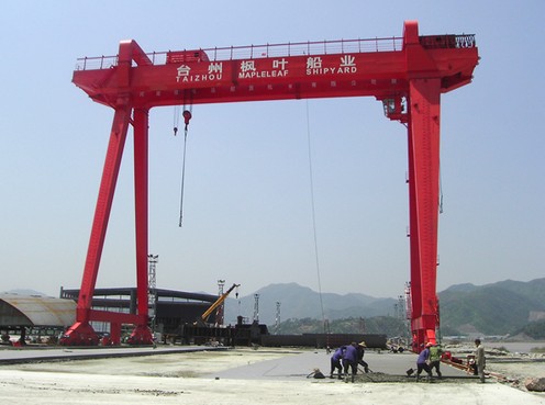 ME型160t+160t造船門式起重機(jī)（楓葉船廠）
